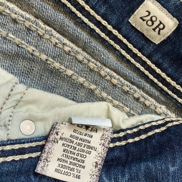 BKE Addison Flap Pocket Boot Leg Jeans Size 28 - Picture 10 of 11